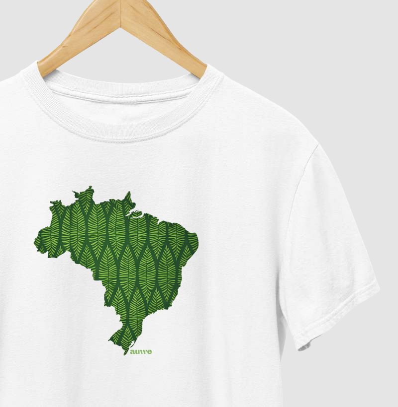 mapa grafismo folhas