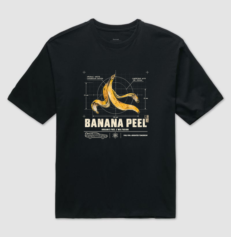 Banana Peel Organic Fuel - Camiseta Oversized