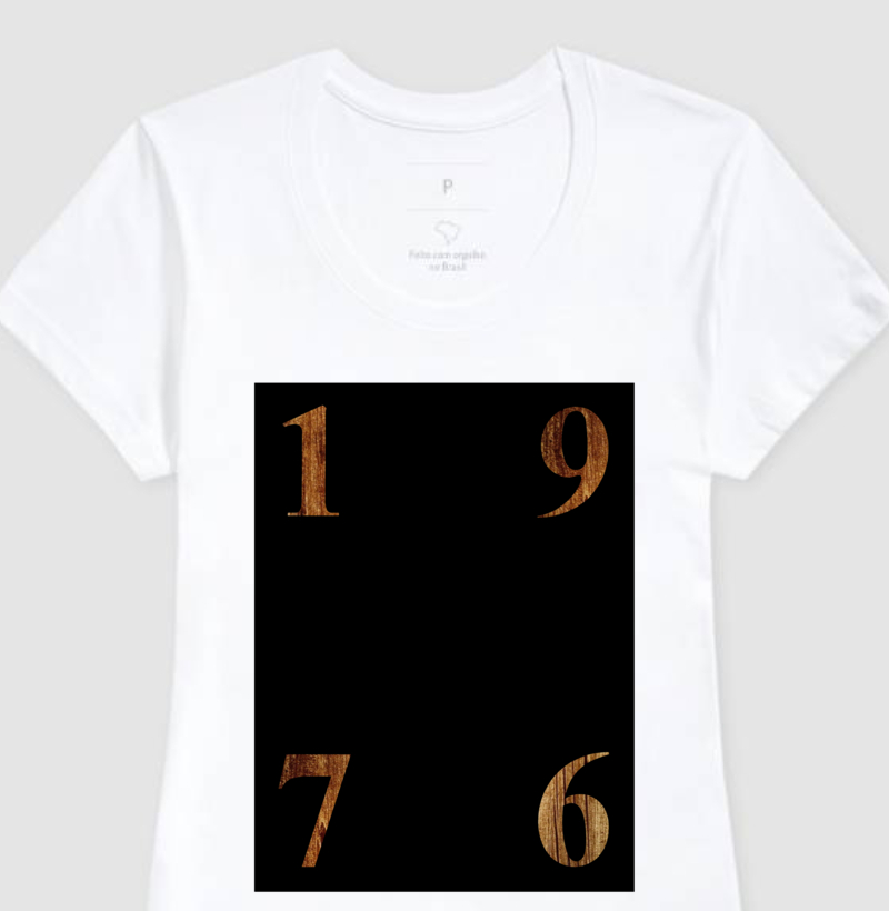 Camisa 1976 - retângulo Fem