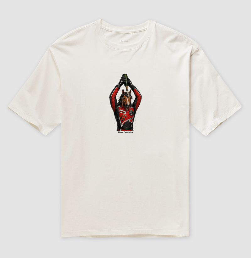 Camiseta Oversized Campeão de Corrida F1 - Camiseta Oversized