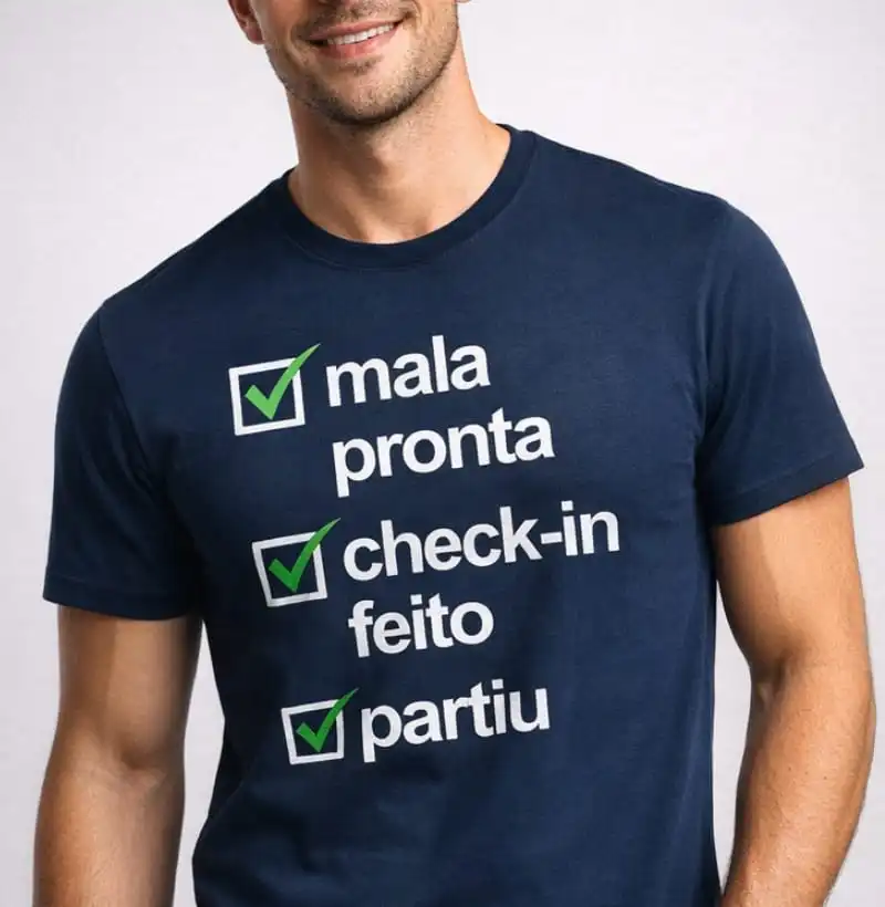 Mala pronta & Check-in feito