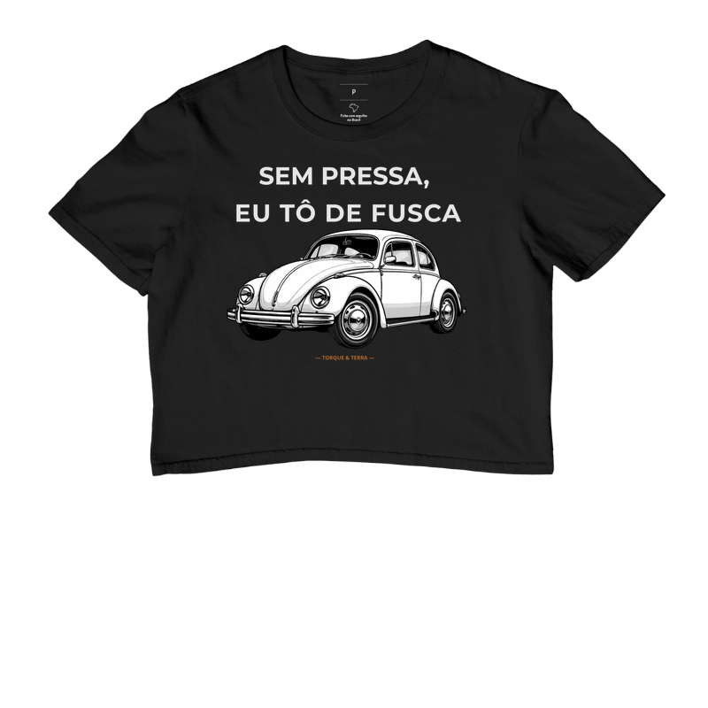 Sem pressa, eu tô de fusca - Branco