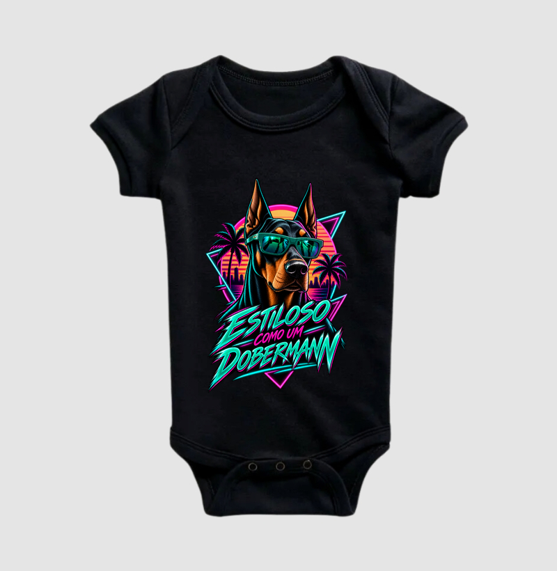 Estilso como um Dobermann - Body Infantil