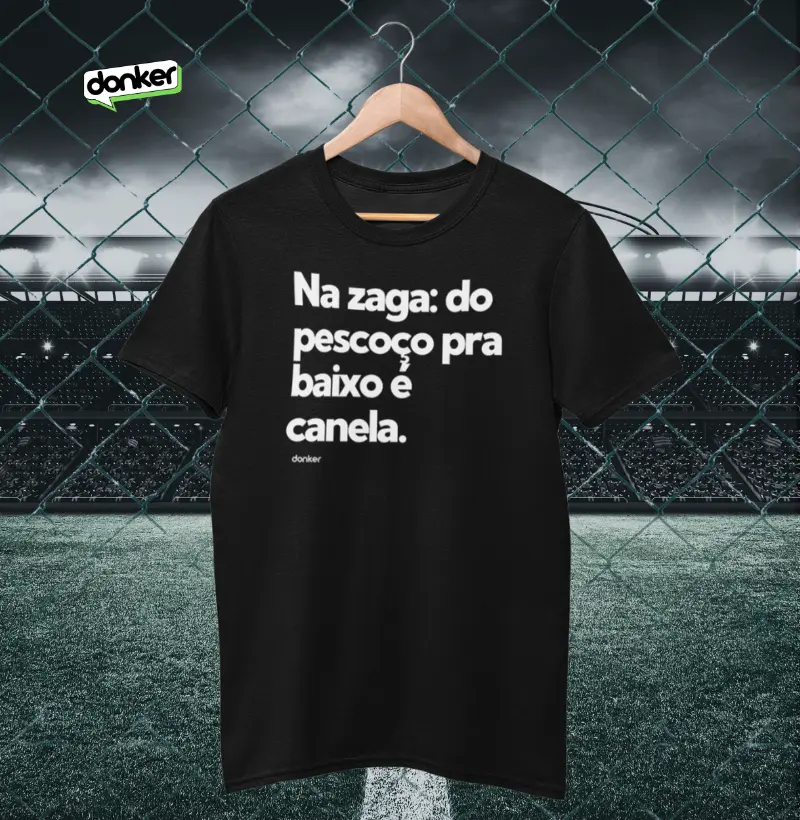 Do pescoço pra baixo e canela