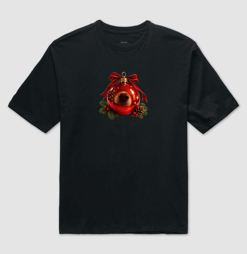 Focinho Natalino - Camiseta Oversized