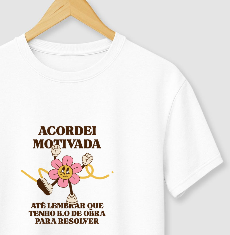 Acordei motivada! 