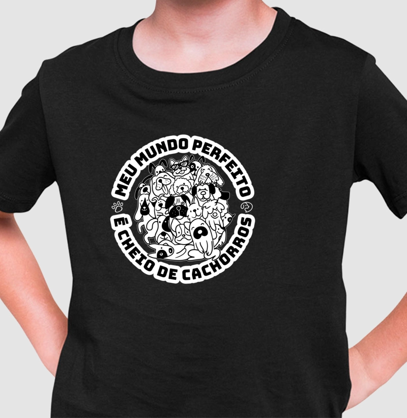 Meu mundo perfeito é cheio de cachorros