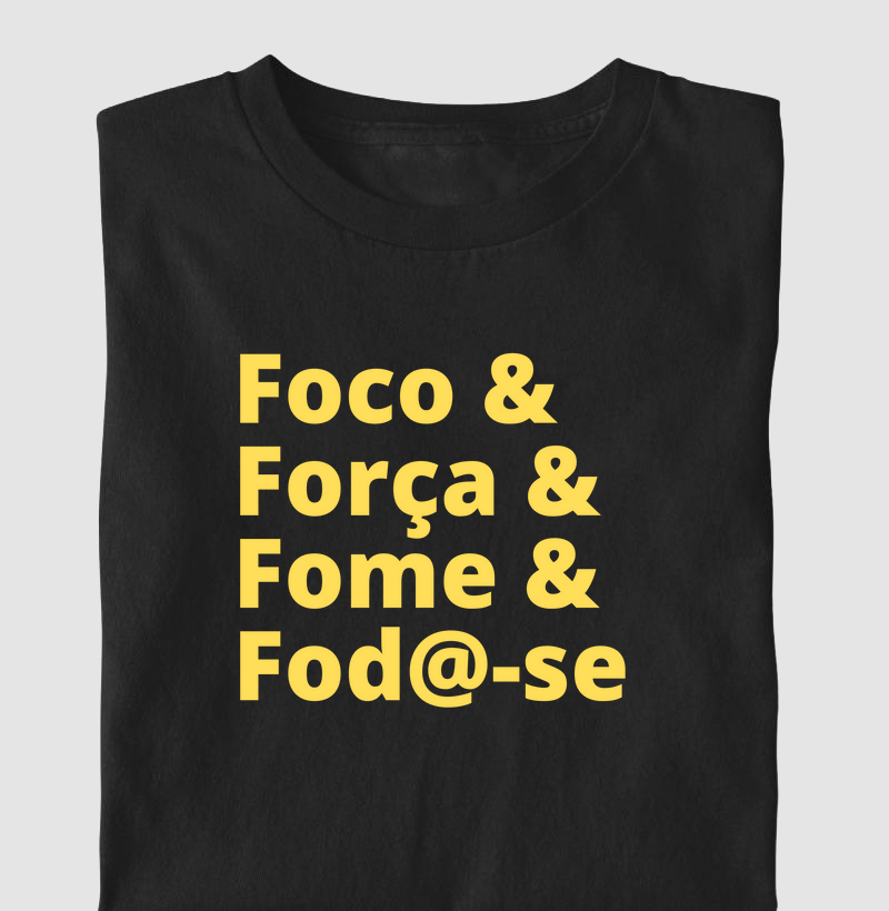 Foco & Força & Fome & ...