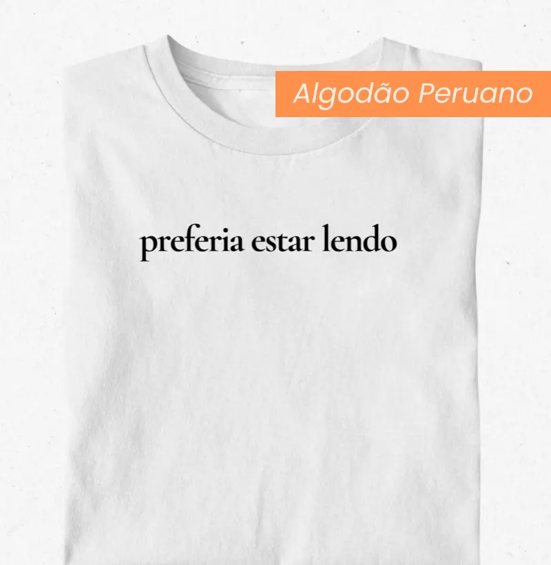 Preferia estar lendo