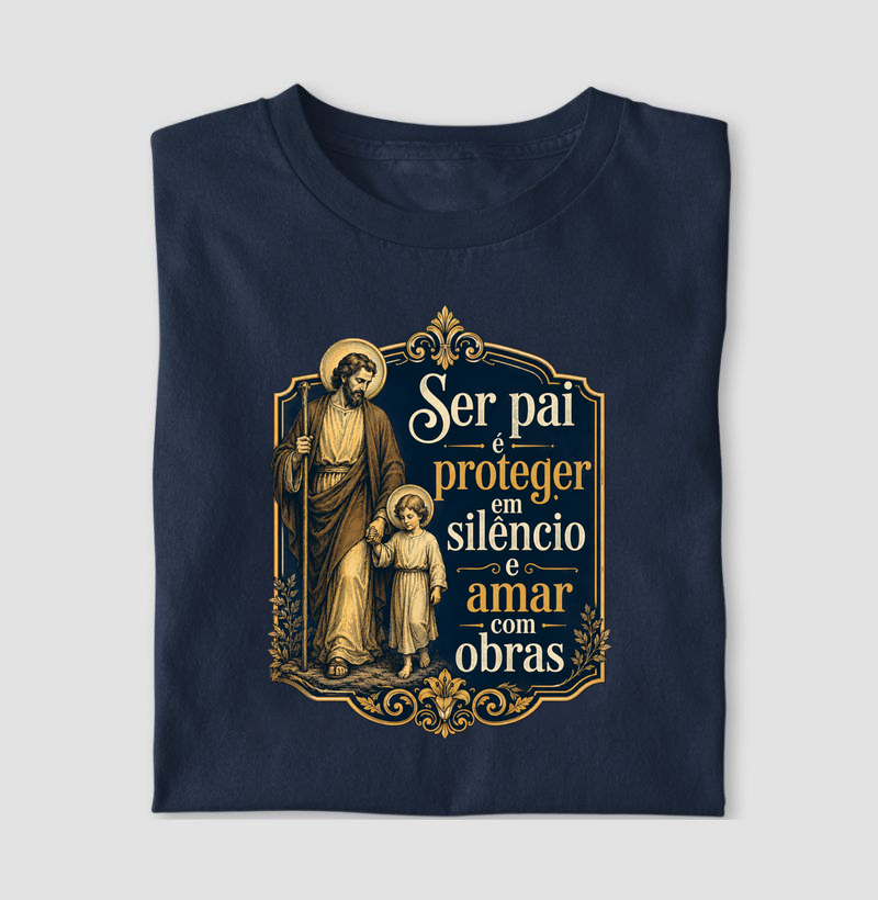 Camiseta Proteger em Silêncio (Estampa Frontal)