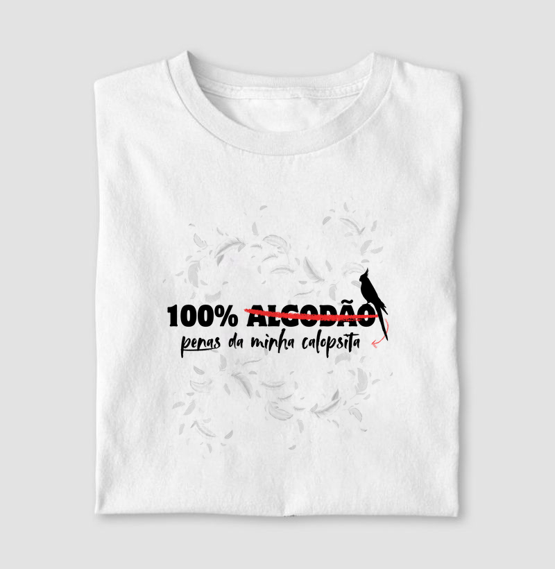 100% pena de calopsita