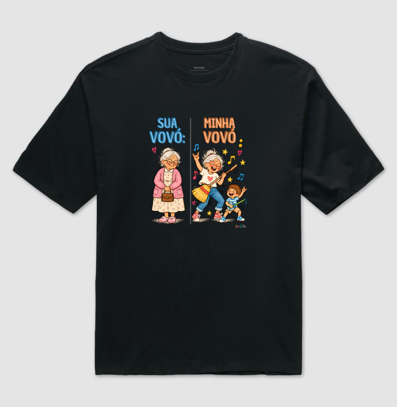 Sua vovó, minha vovó.