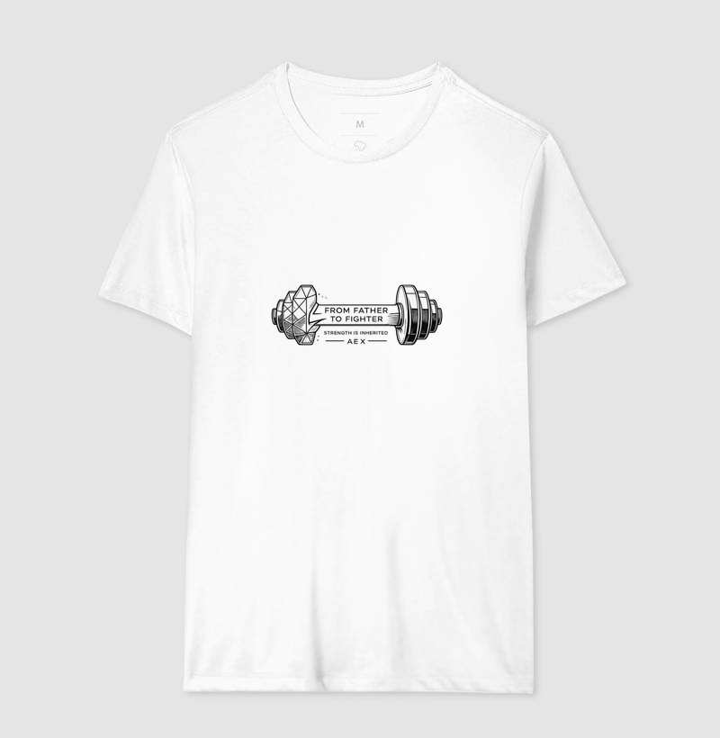 T-shirt Algodão From Father To Fighter