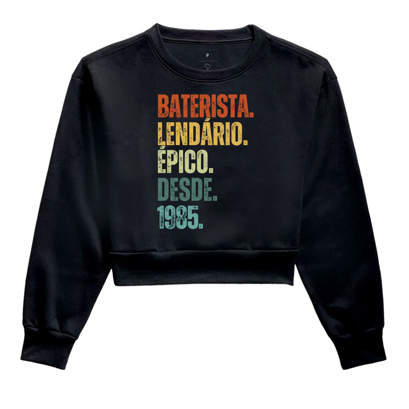 BATERISTA. LENDÁRIO. ÉPICO. DESDE. 1985.