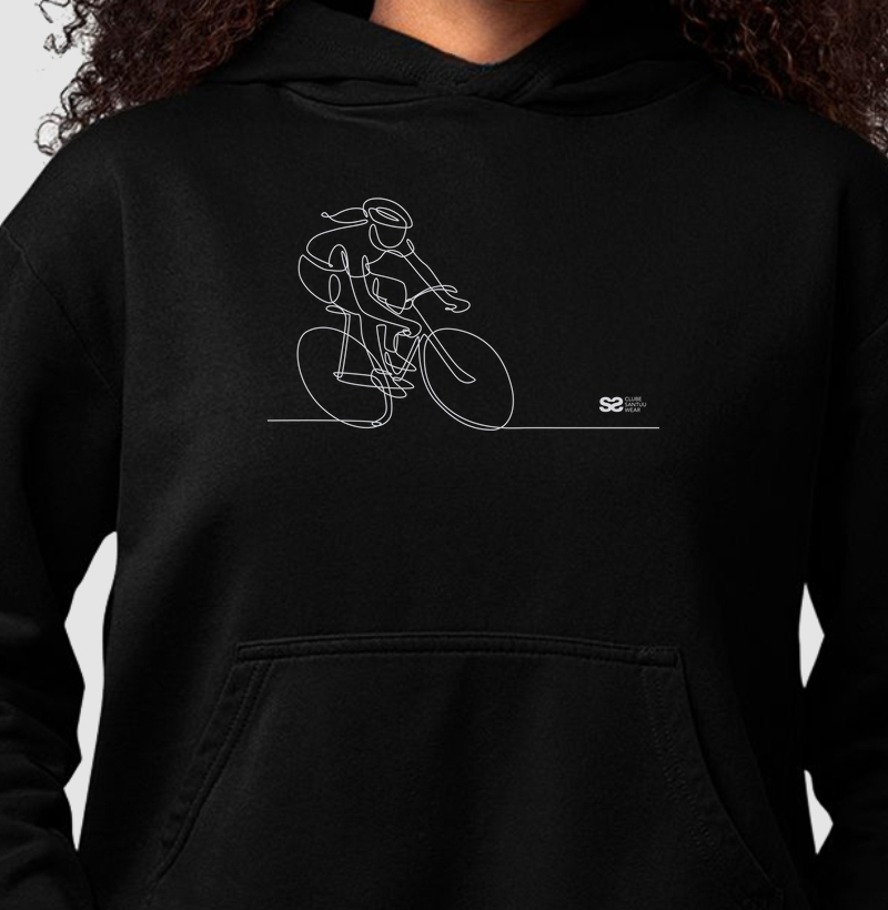 Moletom Capuz Unissex "Pedala, Garota!"