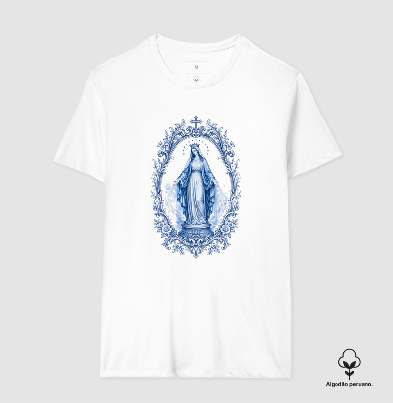 Camiseta Algodão Peruano Maria Toile Sacra