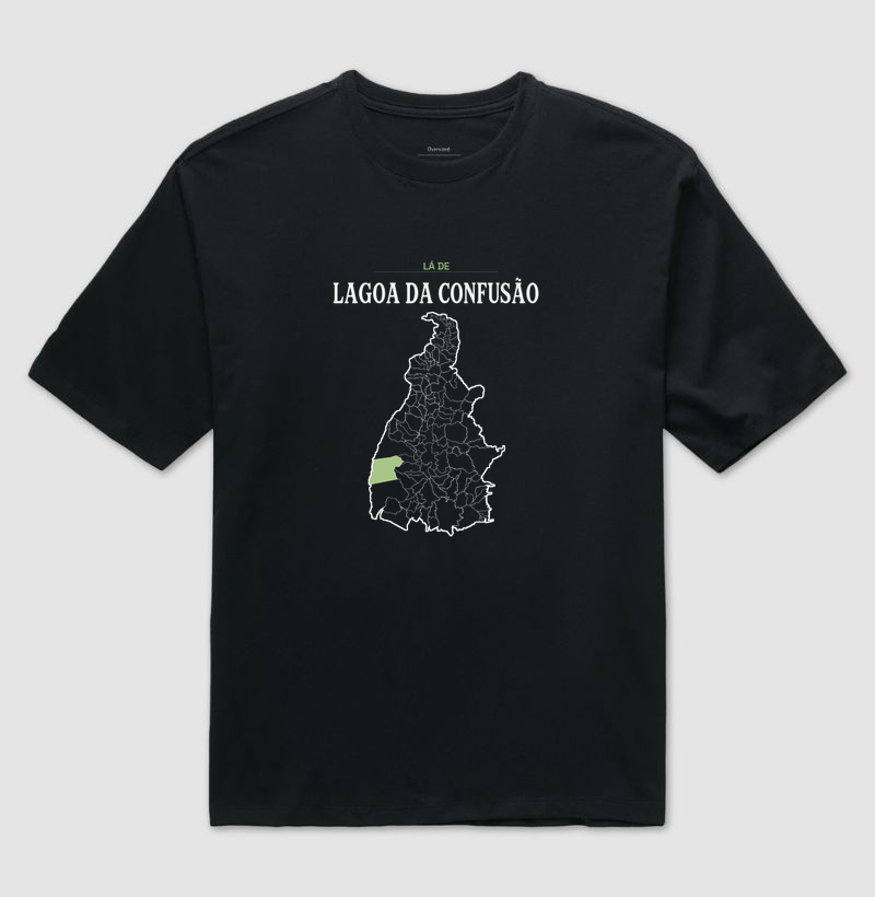 Lagoa da Confusão | Território TO - Camiseta Oversized