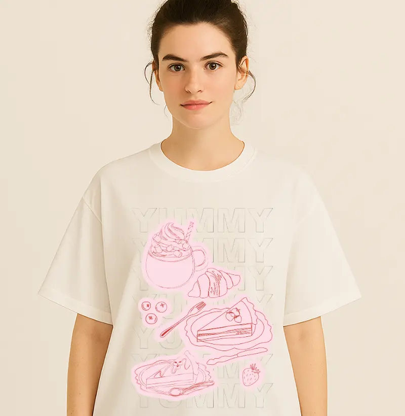 Camiseta Oversized Yummy Pie