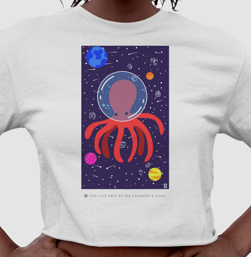 Cropped Branca Universo by Gabo