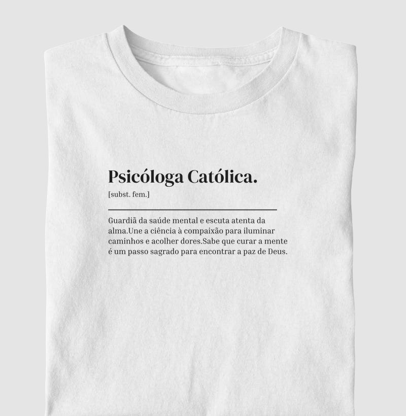 Psicóloga Católica - Dicionário