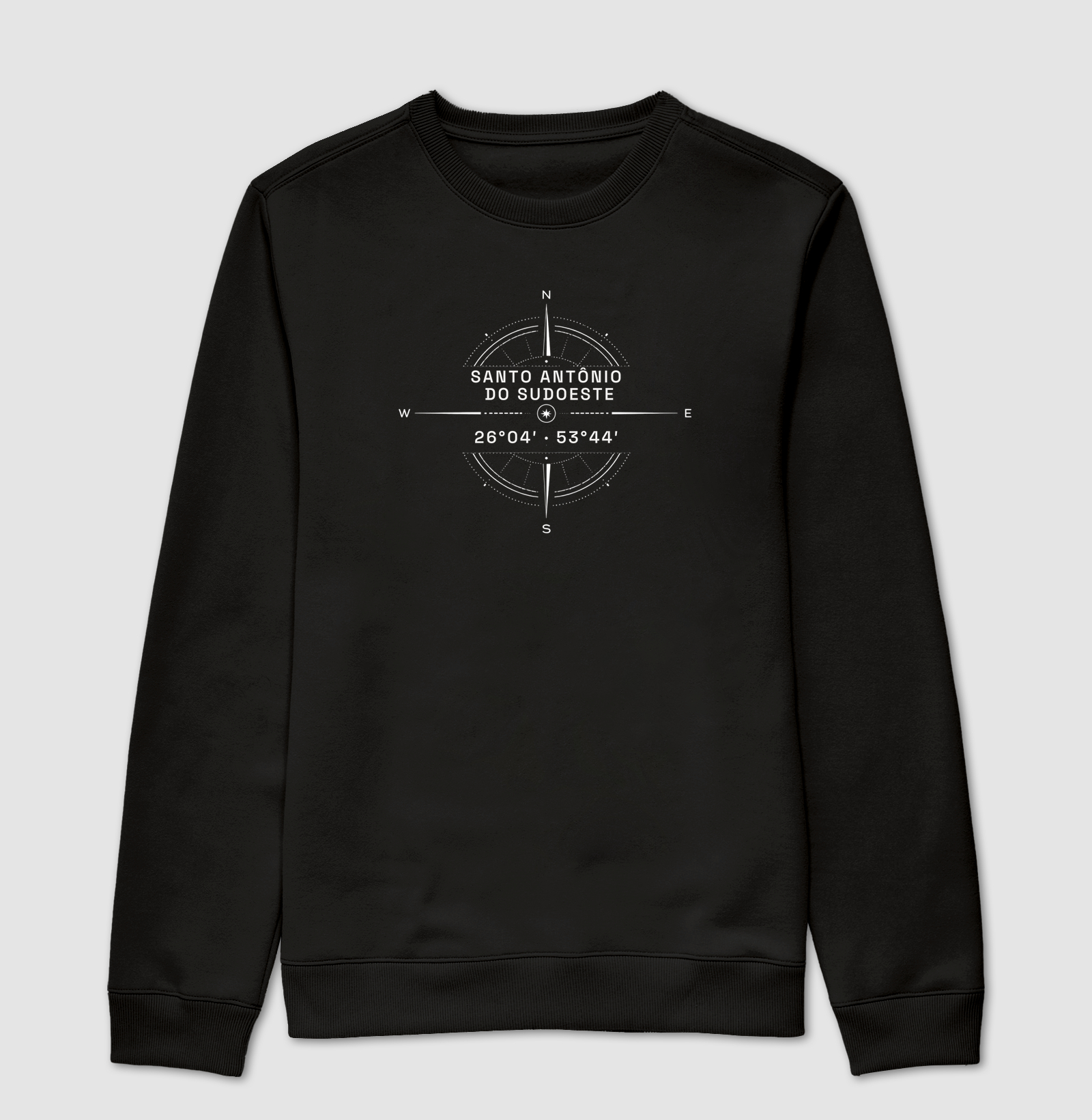 Santo Antônio do Sudoeste | Coordenadas - Suéter Moletom