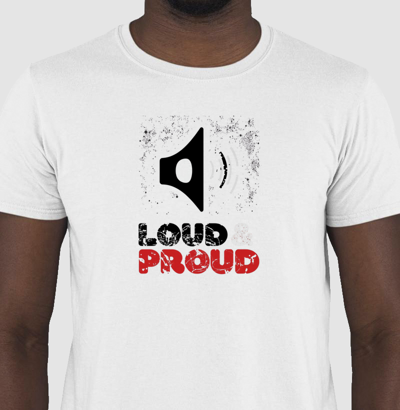 Camiseta VOLUME UP: Nascido para ser ouvido