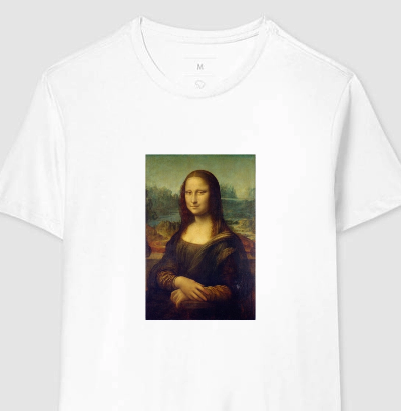 Camiseta de arte - Mona Lisa