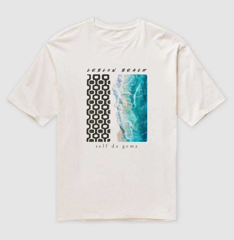 LEBLON BEACH - Camiseta Oversized