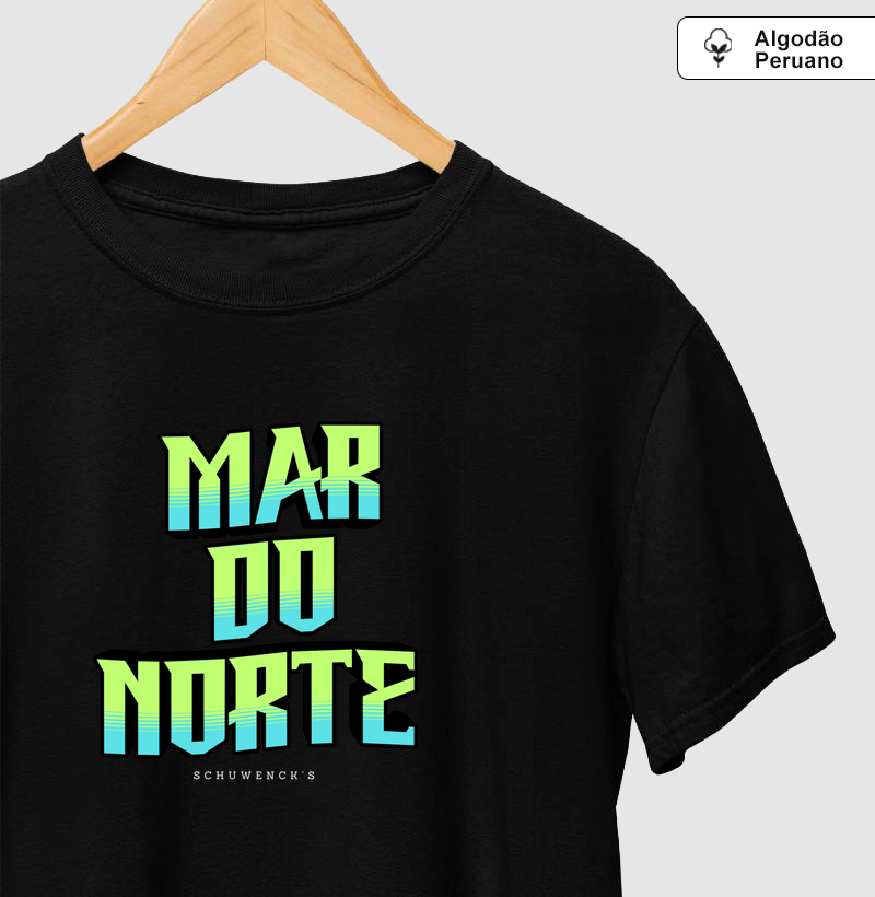 Camiseta Algodão Peruano Mar do Norte