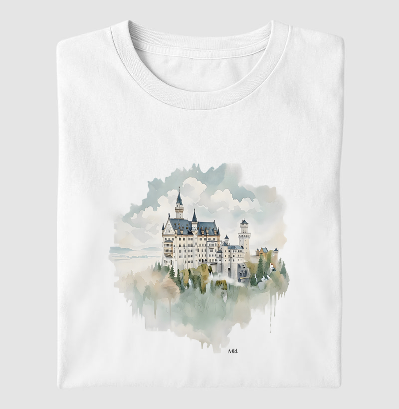 Camiseta Algodão Premium - Castelo dos Sonhos 