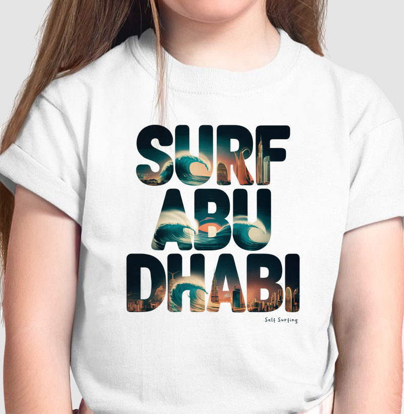 SURF ABU DHABI - Camiseta Infantil