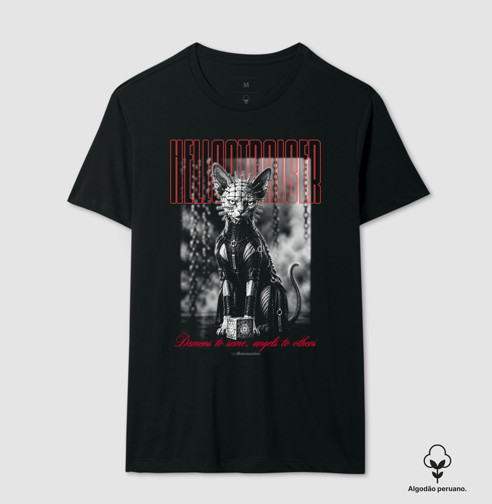Hellcatraiser - Camiseta Algodão Peruano