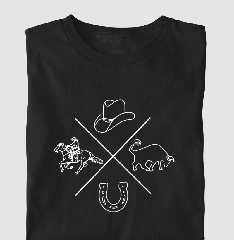Camiseta Dia dos Pais - Vida de cowboy