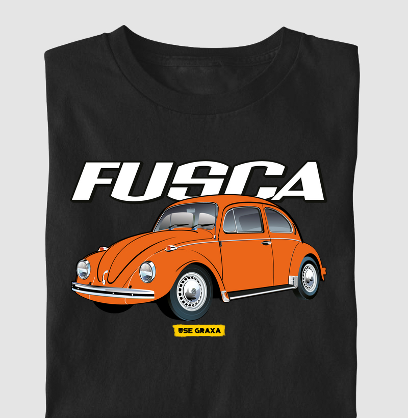 Fusca Laranja Escrita