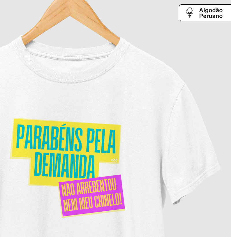 Parabéns pela demanda, não arrebentou nem meu chinelo!