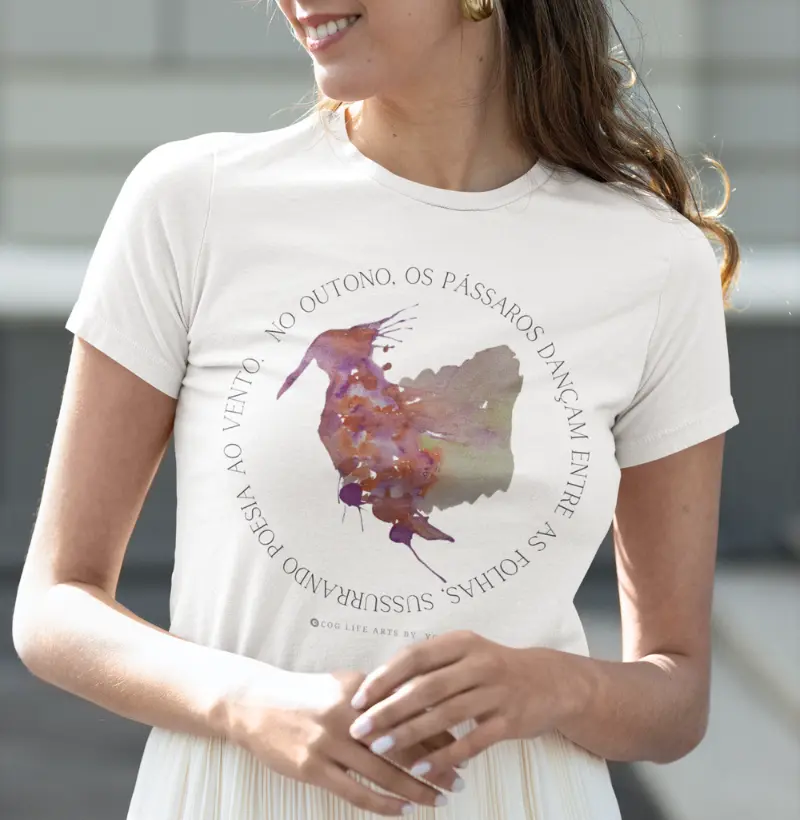 Camiseta Adulto Beija Flor by Johannes Cruzué