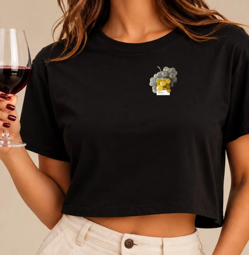 Camiseta A cor da Chardonnay - Cropped