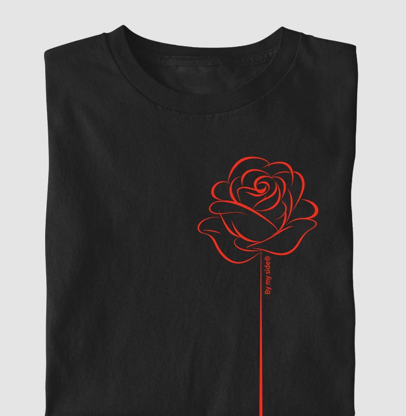 ROSA SOLITÁRIA - Camiseta Infantil