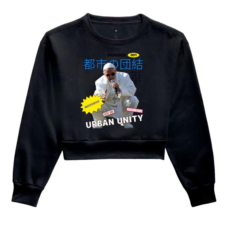 PAPA POP (Cropped Moletom)