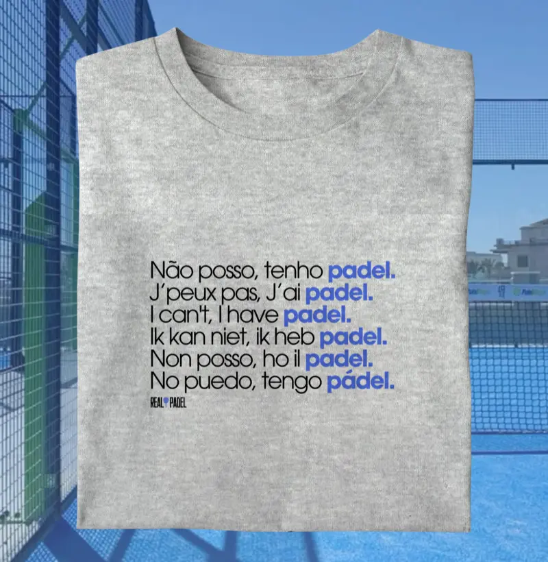 Não posso tenho padel (idiomas)