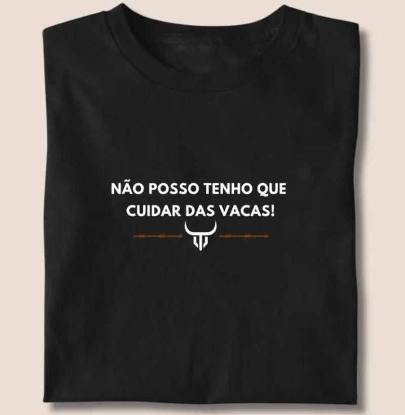 Não posso tenho que cuidar das vacas