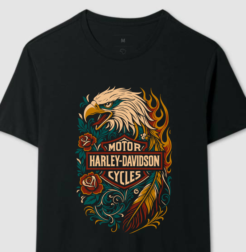 Biker Águia Harley – Espírito da Estrada