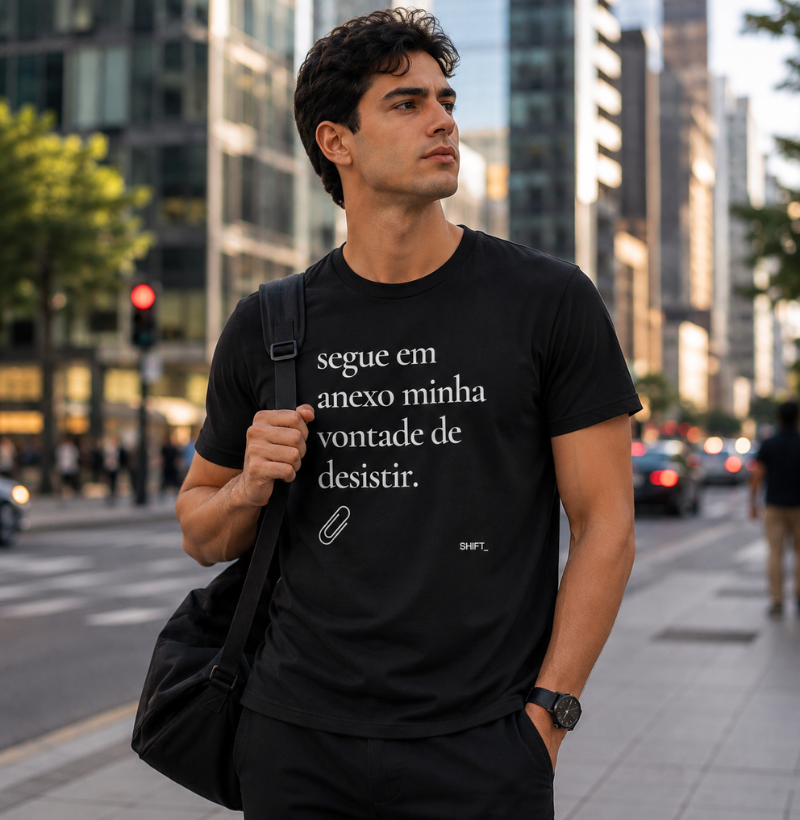 Segue em Anexo Minha Vontade de Desistir - Algodão