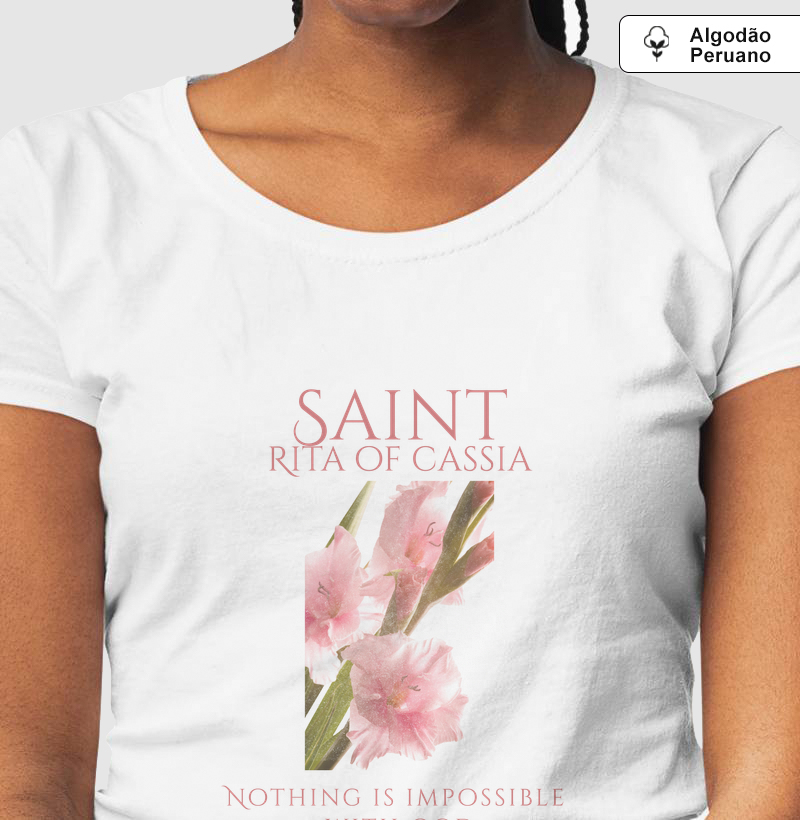 Camiseta Santa Rita de Cássia