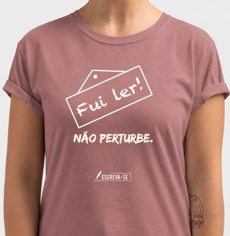 Fui ler, não perturbe
