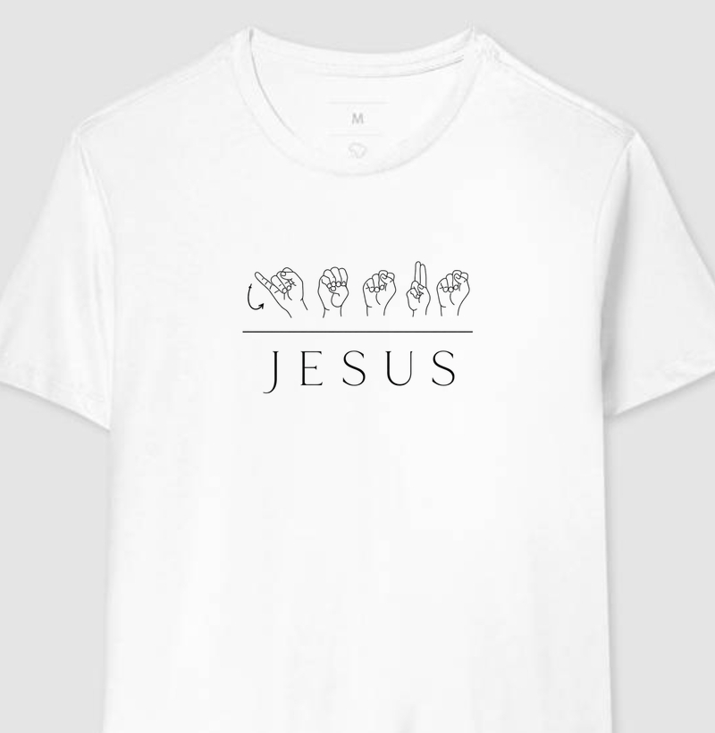 Camiseta Jesus Libras