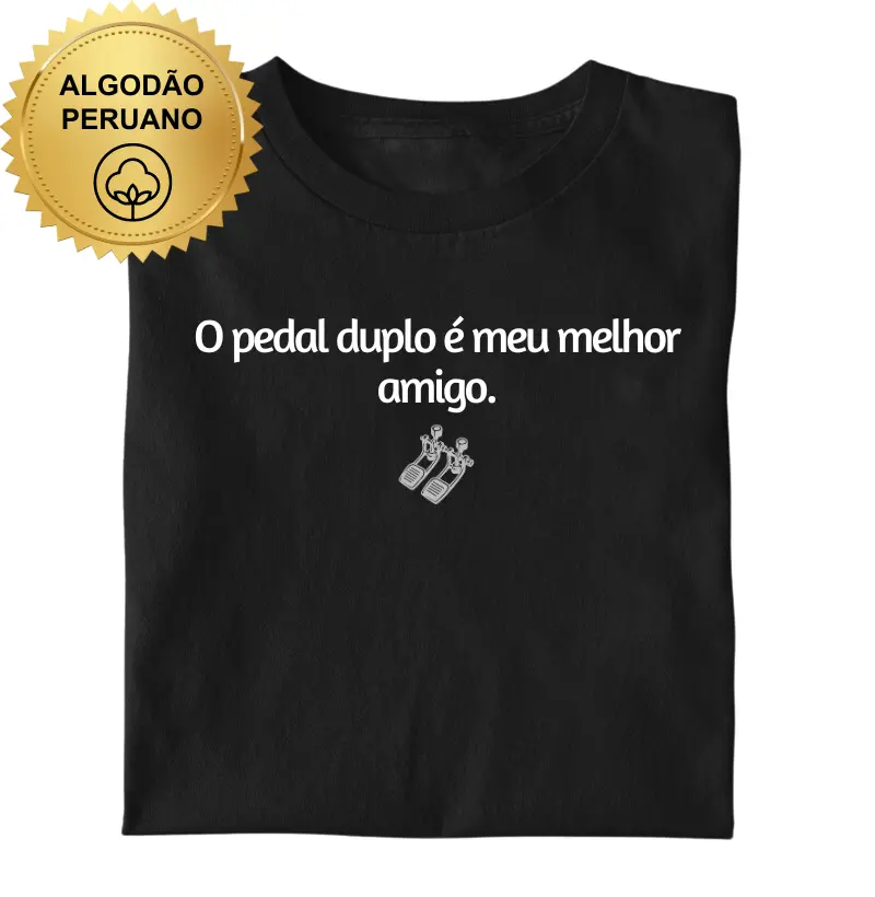 O pedal duplo é meu melhor amigo. 