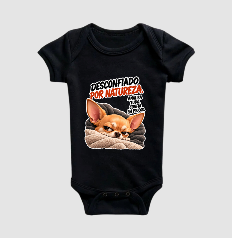 Desconfiado por natureza  - Body Infantil