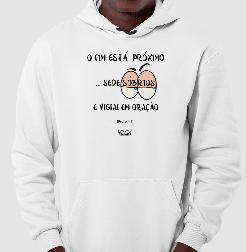 Camiseta Personalizada O fim está próximo. 1 Pe.4.7