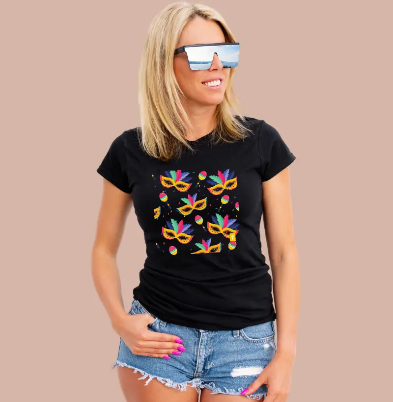 Camiseta Feminina Mask 